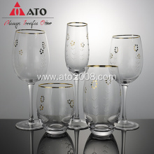 Clear wine glasses champagne goblet glass